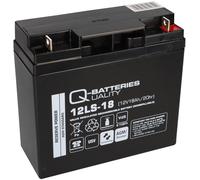 Q-Batteries BLEIAKKU 12V 18AH AGM BLEI-AKKU 12VOLT 18A VDS 17AH 17A SOLAIRE 20AH