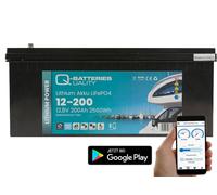 Q-Batteries Lithium Batterie 12-200 12,8V 200Ah 2560Wh LiFePO4 Avec Bluetooth