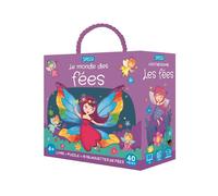 Q-Box. Le monde des fées - Livre de 10 pages avec un puzzle de 40 pièces et 10 silhouettes - Matteo Gaule - Sassi - Jeux livres objets