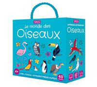 Q-BOX. Le monde des oiseaux - + puzzle 40 pieces - AA.VV. - Sassi - Jeux livres objets