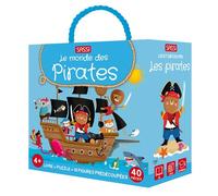 Q-Box. Le monde des pirates - AA.VV. - Sassi - Boîte ou accessoire - Jeux livres objets