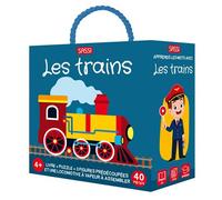 Q-box - Les trains - + puzzle - AA.VV. - Sassi - Jeux livres objets