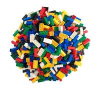 Q-Bricks Briques de Construction, 750 pièces, Couleurs de Base, Mallette | 5 formats, 6 couleurs de base, compatibilité grandes marques, matériaux sûrs, mallette réutilisable, fabrication UE