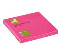 Q-Connect® KF10516 Papillons adhésifs Brillant - 76 x 76 mm, rose
