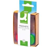 Q-Connect 20783 Aimant Diamètre 32mm Plastique Assorties