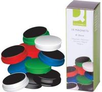 Q-Connect 29550 Aimant Recouvert Plastique Rigide 20mm Plastique Assorties