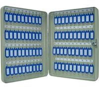 Q-Connect 32533 Armoire Clés 80 Clés Acier Résistant 0.8mm Épaisseur Plastique Assorties
