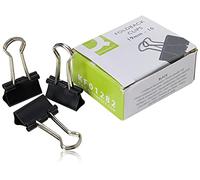Q-CONNECT Pince double clip 33023 – largeur 19 mm – lot de 10 assorties