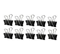 Q-CONNECT Pince double clip 33026 – 42 mm – Lot de 10 assorties