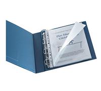 Q-Connect 34613 Pochette Polypropylène Perforée Angle Antistatique A4 8/100e Lot de 25 210x297mm Vert