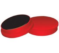 Q-Connect 36230 Aimant Recouvert Plastique Rigide 25mm Plastique Rouge