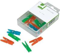 Q-Connect 39393 Pince Mini Linge 32m M Lot de 10 Assorties