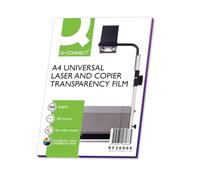 Q-Connect 39528 Transparent Économique OHP Photocopieur A4 Noir