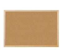 Q Connect 400x600mm Wooden Cadre Cork Tableau
