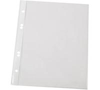 Q-Connect 40856 Pochette Polypropylène Perforée Dessus A5 10/100e Lot de 100 148x210mm Vert
