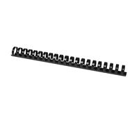 Q-Connect 44004 Anneau Plastique Relier Capacité 25 mm Plastique Noir