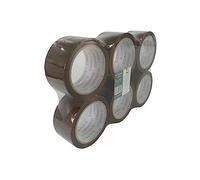 Q-Connect 44029 Ruban Adhésif Économique Haute Adhérence 50 mm x 66 m Couleurs Assorties