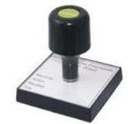 Q-Connect 52 x 52 x 20 mm chèque pour tampon en caoutchouc 75 x 35 mm