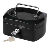Q Connect 6 Inch Cash Boite - Noir
