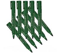 Q-Connect 78928 Marqueur Permanent Pointe Ogive Tracé 3mm Résistante Corps Plastique Assorties