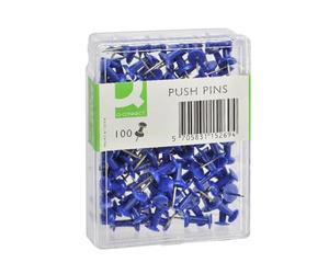 Q-Connect 916597 Punaise Épingles Mémo Boîte Jaune