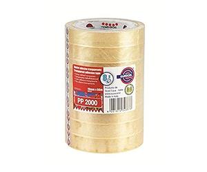 Q-Connect 917073 Ruban Adhésif Eurocel 66 m x 19 mm Métallique