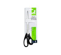 Q-Connect 920337 Ciseaux économique lames Inox branches Gainées ABS bouts pointus 25 cm
