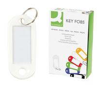 Q-Connect 934242 Porte-clés Porte-étiquette Plastique 50 x 22 mm Transparent