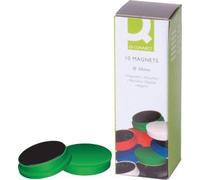 Q-Connect 936224 Aimant Recouvert Plastique Rigide 20mm Plastique Vert