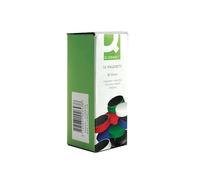 Q-Connect 936231 Aimant Recouvert Plastique Rigide 25mm Plastique Assorties