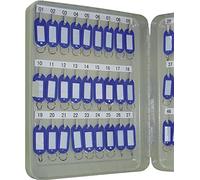 Q-Connect 937602 Armoire Clés 54 Clés Acier Résistant Épaisseur 0.8mm Plastique Assorties