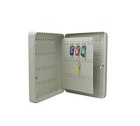Q-Connect 937604 Armoire Clé 140 Clés Acier Résistant Épaisseur 0.8 mm Plastique Assorties