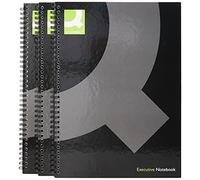 Q Connect A4 à spirale livre - noir
