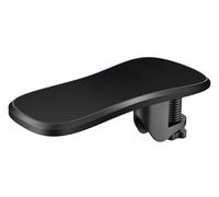 Q-Connect Accoudoir/Plastique/Montage sur Table/Ergonomique/Durable/Très léger/Élimine la Fatigue/Confortable/Travail long/28,9 x 13,5 x 10,5/Couleur : Noir