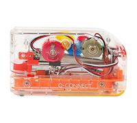 Q-Connect Agrafeuse électrique moderne en plastique transparent, capacité 20 feuilles, utilisant des agrafes