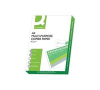 Q-CONNECT - Blanc - A4 (210 x 297 mm) - 80 g/m² - 500 feuille(s) papier G