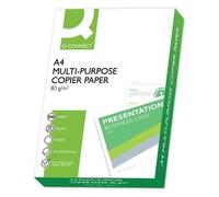 Q-CONNECT - Blanc - A4 (210 x 297 mm) - 80 g/m² - 500 feuille(s) papier