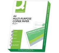 Q-CONNECT - Blanc - A4 (210 x 297 mm) - 80 g/m² - 500 feuille(s) papier G
