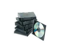 Q-connect boîtier de cd slim black pack de 25 kf02210