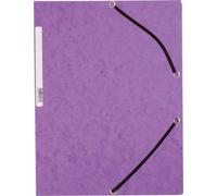 Q-Connect - Chemise à élastiques Kf02171 en carton synthétique avec rabats 320 x 243 mm Violet