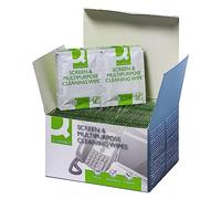 Q Connect Écran et multi-usages lingettes (Lot de 100)