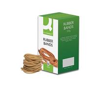 Q-Connect Élastiques No.33 88,9 x 3,2 mm 500g KF10538, chêne|vert|beige|pêche