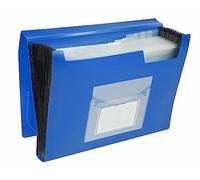 Q-Connect expansion du fichier 13-Pocket Blue
