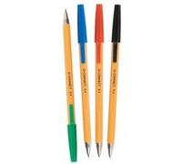 Q connect fine stylo à bille - bleu qcn 5708029340477