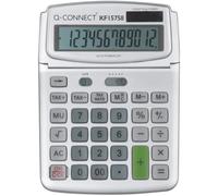 Q Connect Grande Table Top Calculatrice - Gris