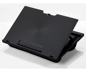 Q-Connect Height Adjustable Lap Desk Black