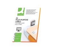 Q-Connect® KF00190 Étiquettes jet d'encre+laser+copieur - 48,5 x 25,4 mm, blanc, 4000 pièces