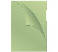 Q-Connect KF00309 Lot de 100 pochettes de présentation texturées Vert Format A4