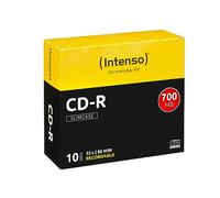 Q-Connect KF00419 CD-R 700 MB / 80 Minuten im Slim Jewel Case (Lot de 10)