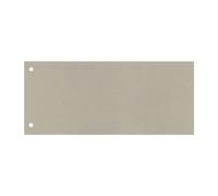 Q-Connect® KF00513 Trennstreifen - 190 g/qm Karton, grau, 100 Stück